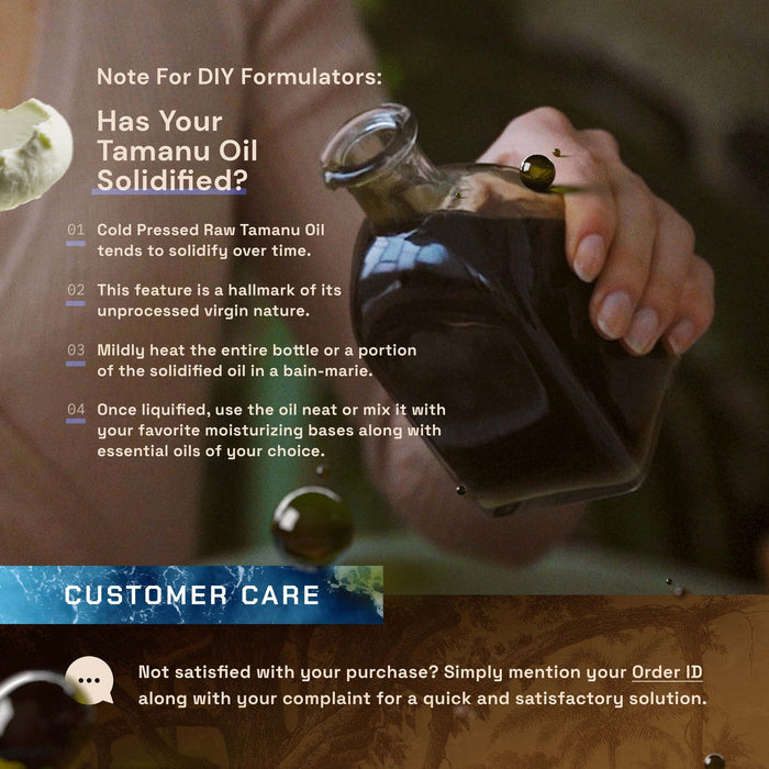 ETHERVA® Tamanu Oil / Unrefined & Raw / Cold Pressed