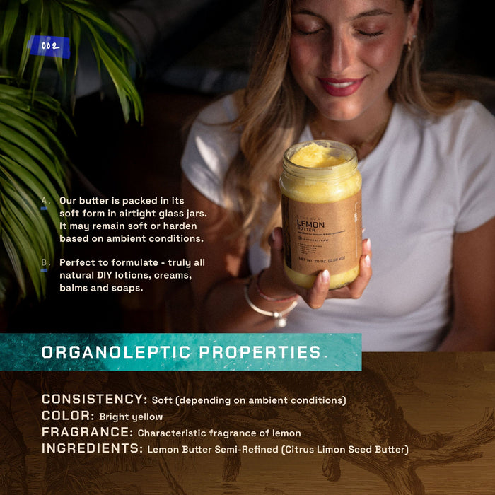 ETHERVA® Lemon Butter / Naturally Refined / Soft Texture & Strong Scent