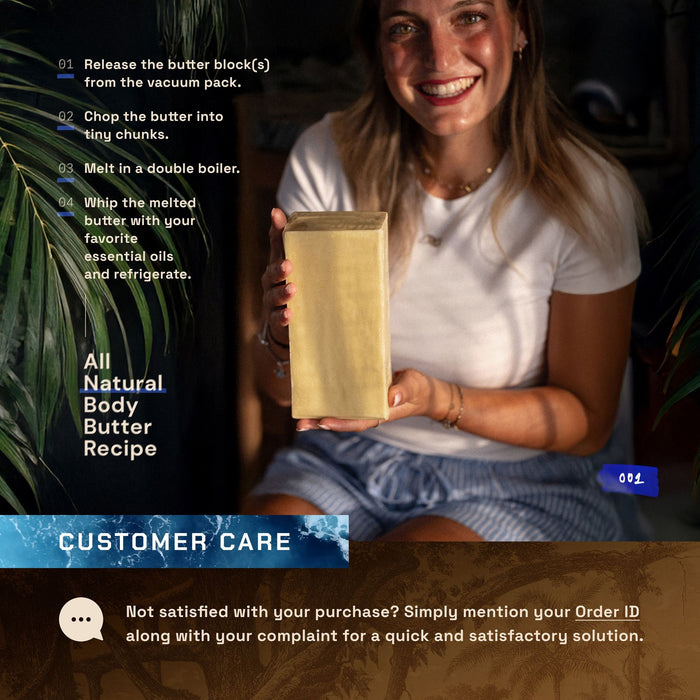 ETHERVA® Cocoa Butter / Unrefined & Raw / Not Deodorized