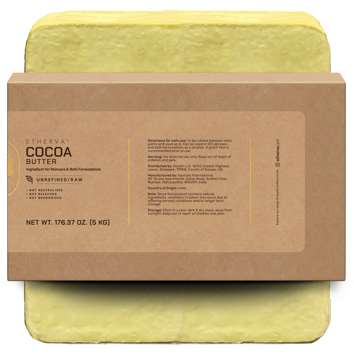 ETHERVA® Cocoa Butter / Unrefined & Raw / Not Deodorized