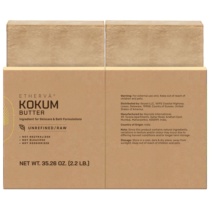 ETHERVA® Kokum Butter / Unrefined & Raw / Traditional Process